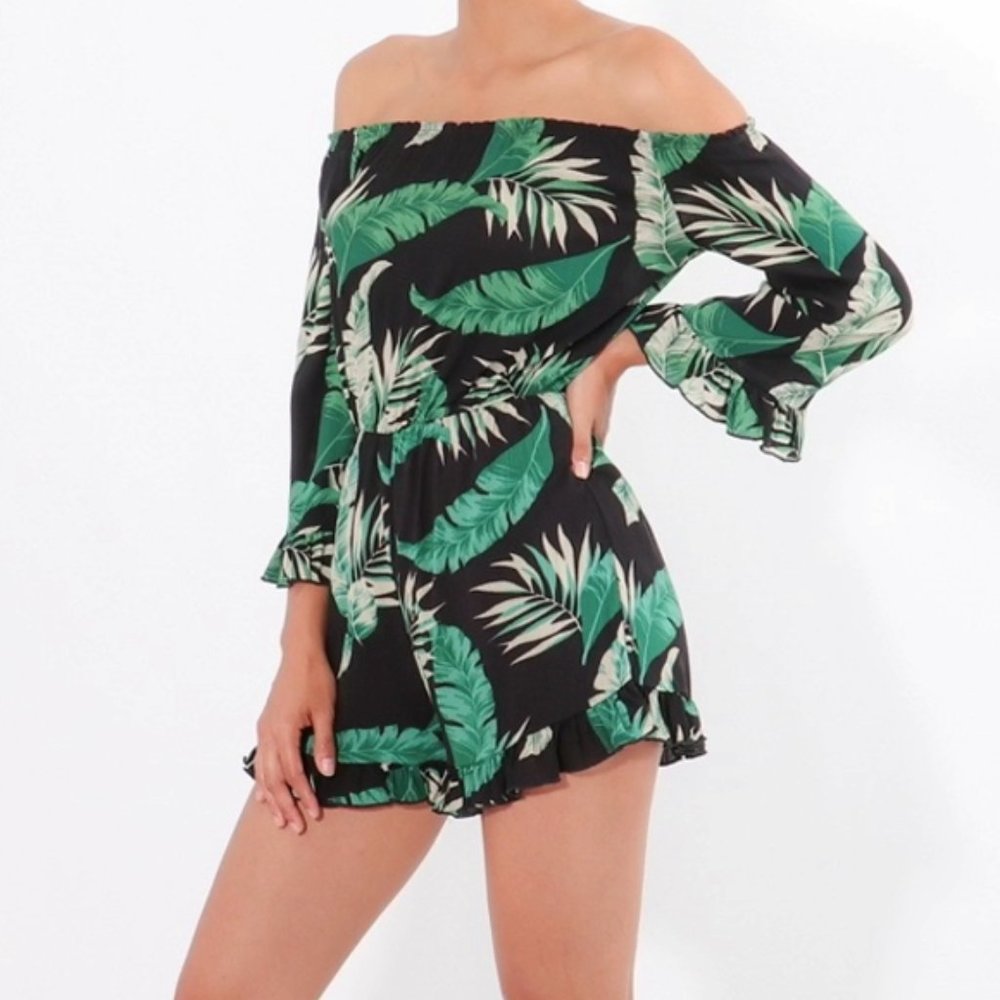 Beautiful Green Romper